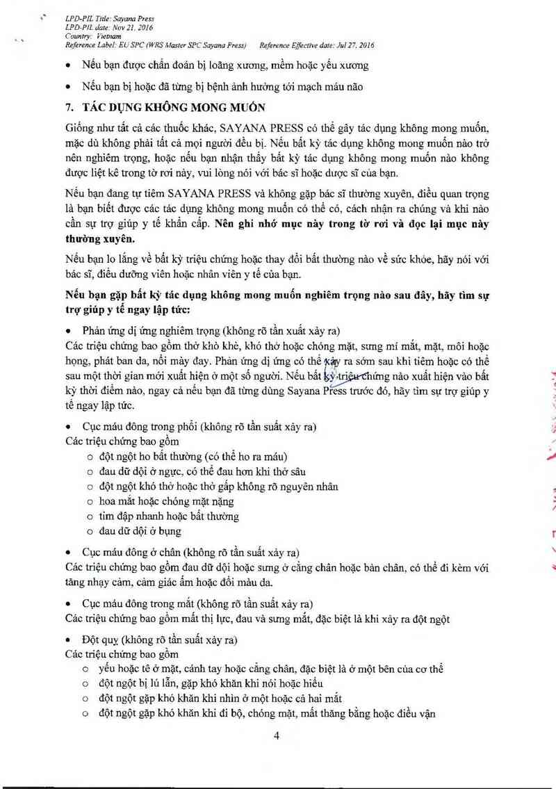 thông tin, cách dùng, giá thuốc Sayana Press - ảnh 5