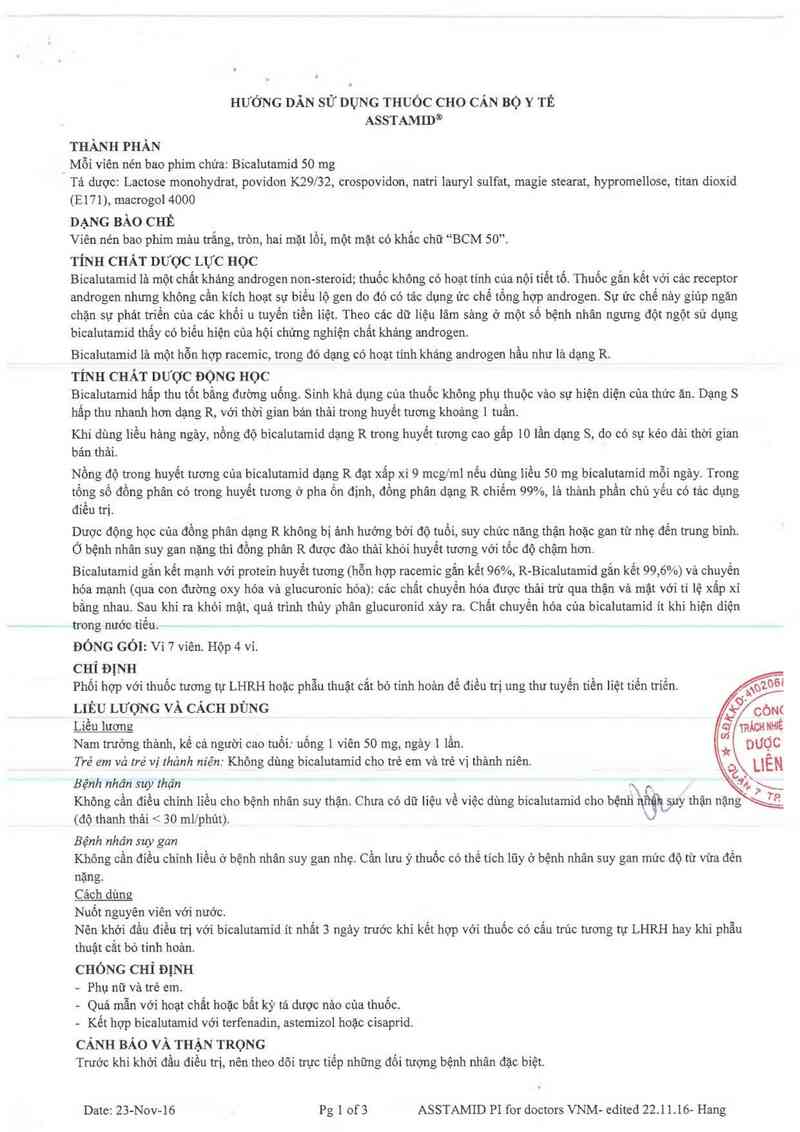 thông tin, cách dùng, giá thuốc Asstamid - ảnh 5