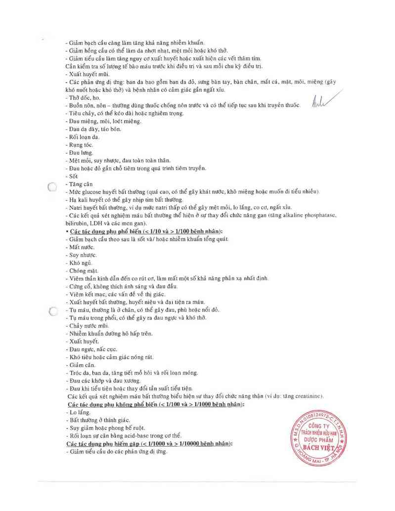 thông tin, cách dùng, giá thuốc Oxaliplatin Medac (Cơ sở đóng gói: Medac Gesellschaft fur Klinische Spezialpraparate mbH, đ/c: Theaterstrasse 6, 22880 Wedel, Germany) - ảnh 5