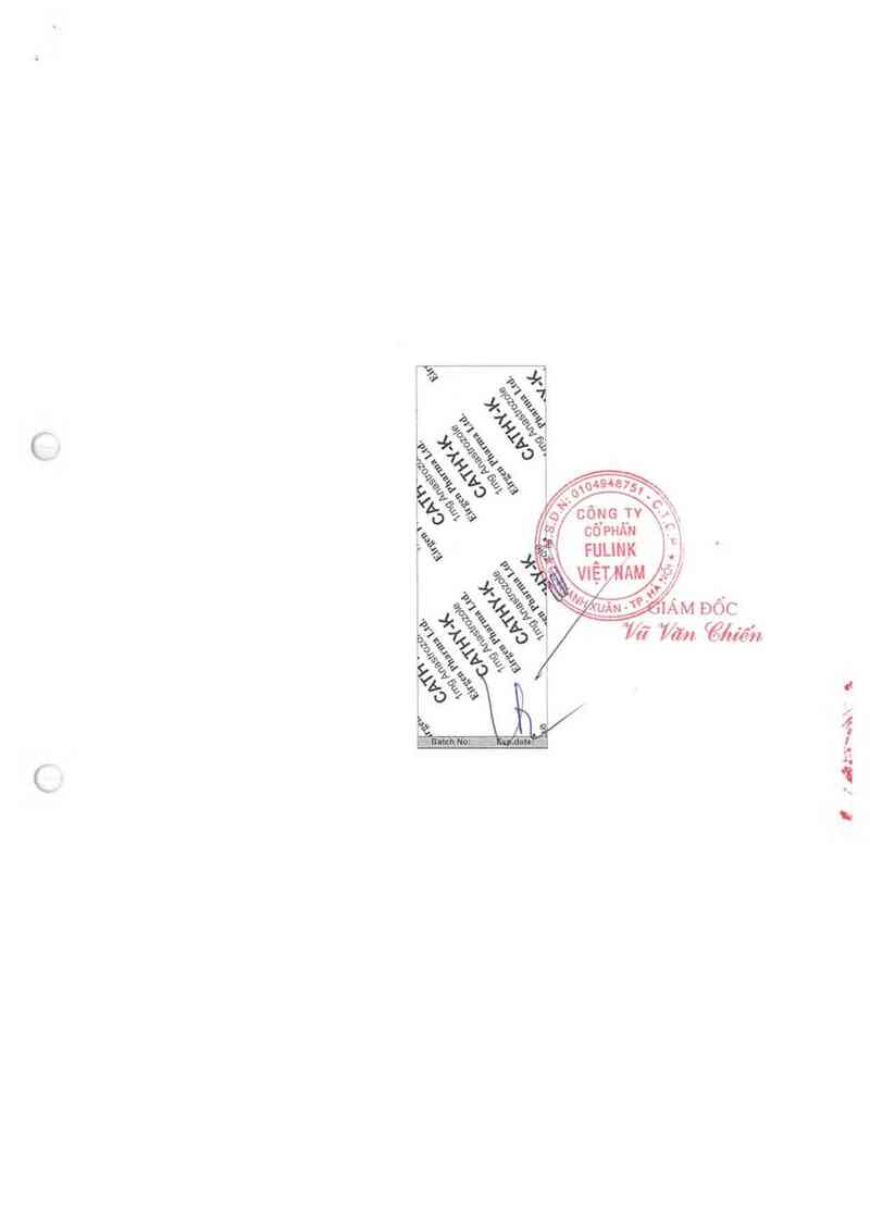 thông tin, cách dùng, giá thuốc Cathy-K - ảnh 1