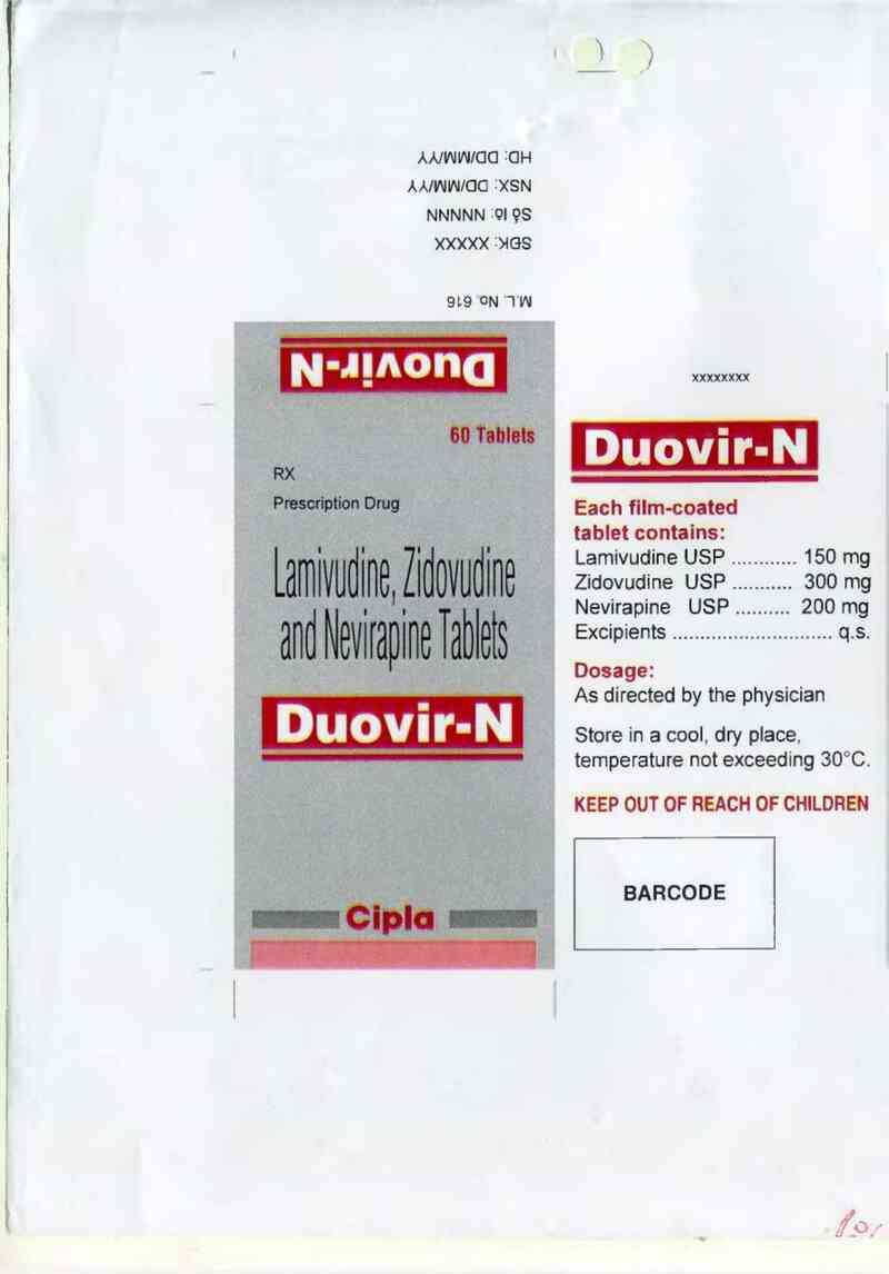 thông tin, cách dùng, giá thuốc Duovir-N - ảnh 1