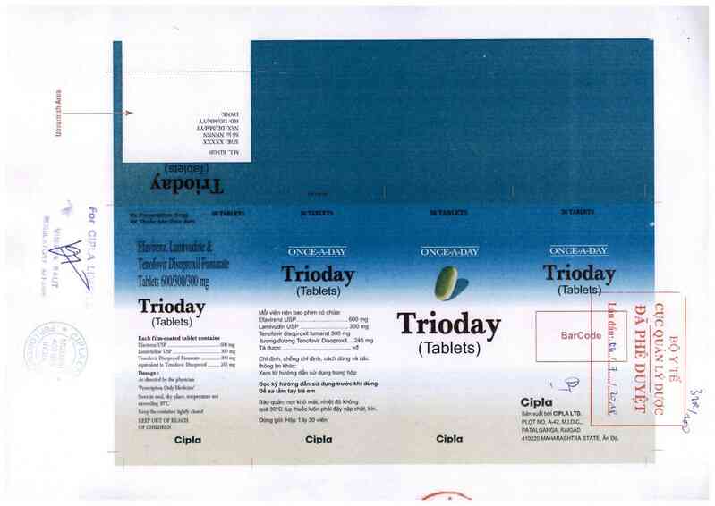 thông tin, cách dùng, giá thuốc Trioday (Tablets) - ảnh 0