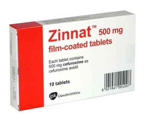 Zinnat tablets 500mg